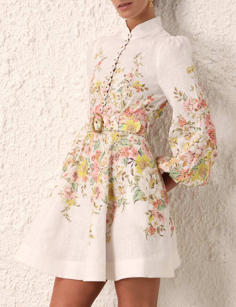 Zimmermann buttoned mini dress