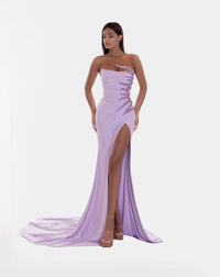 Albina Dyla lilac gown hire