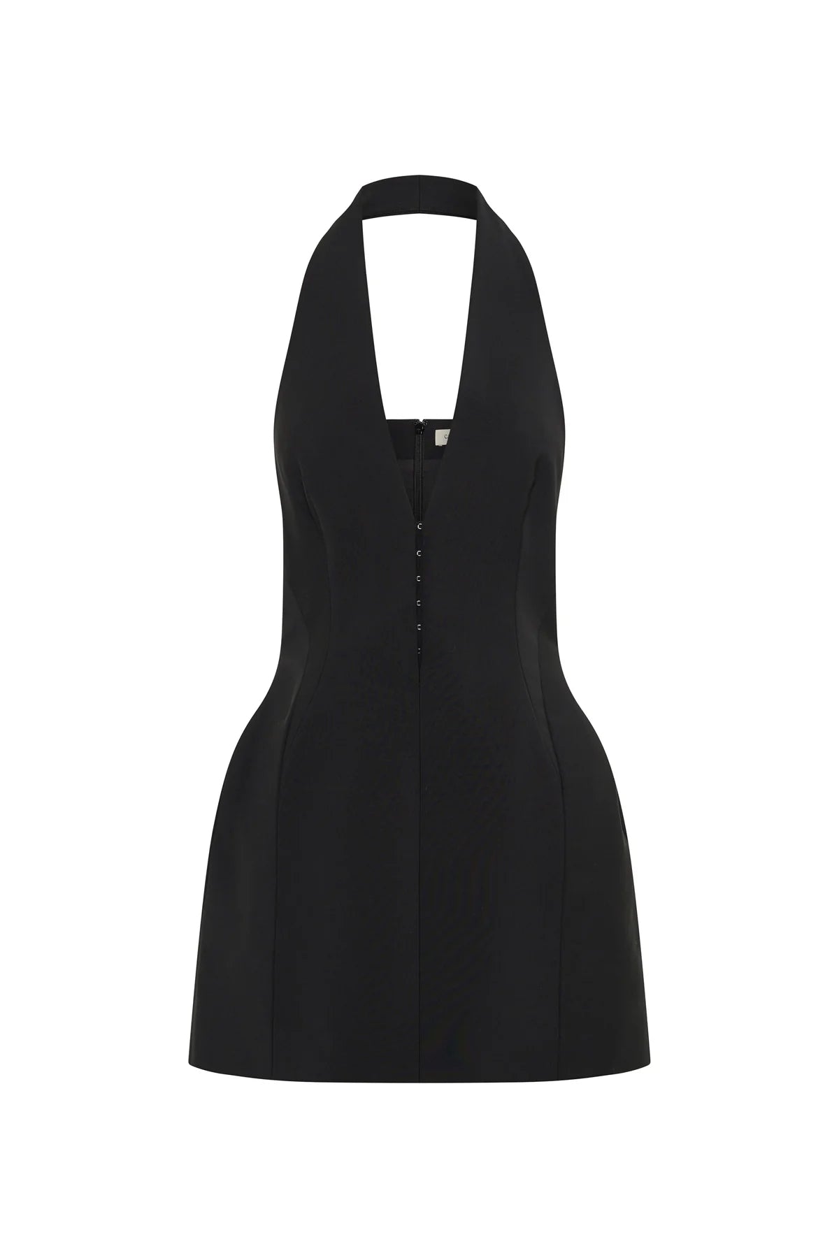 Petra Halterneck Mini Dress - Black