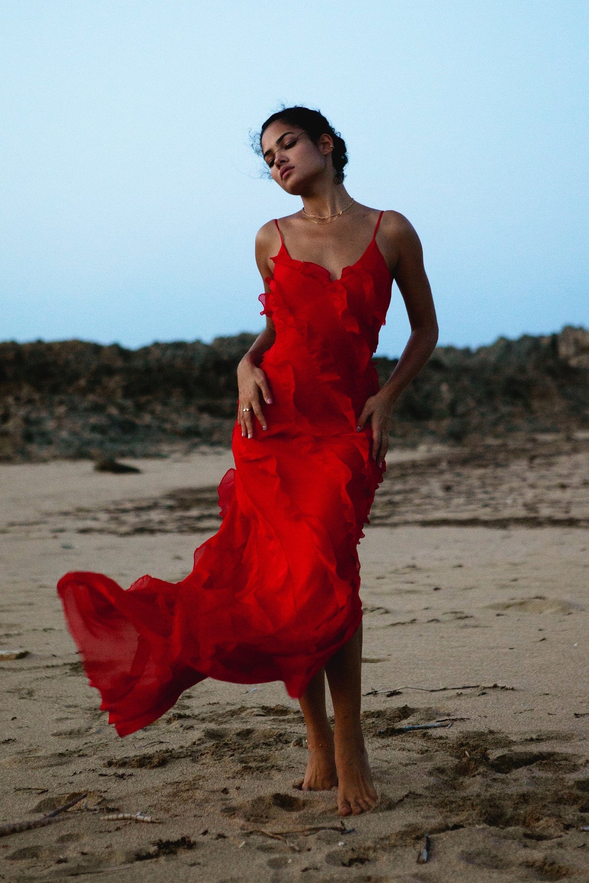 Cecelia Dress - red