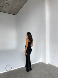 Persephone Corset Gown - Black