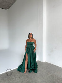 Rosa Gown - Emerald Green