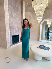 Bandage Gown - Emerald