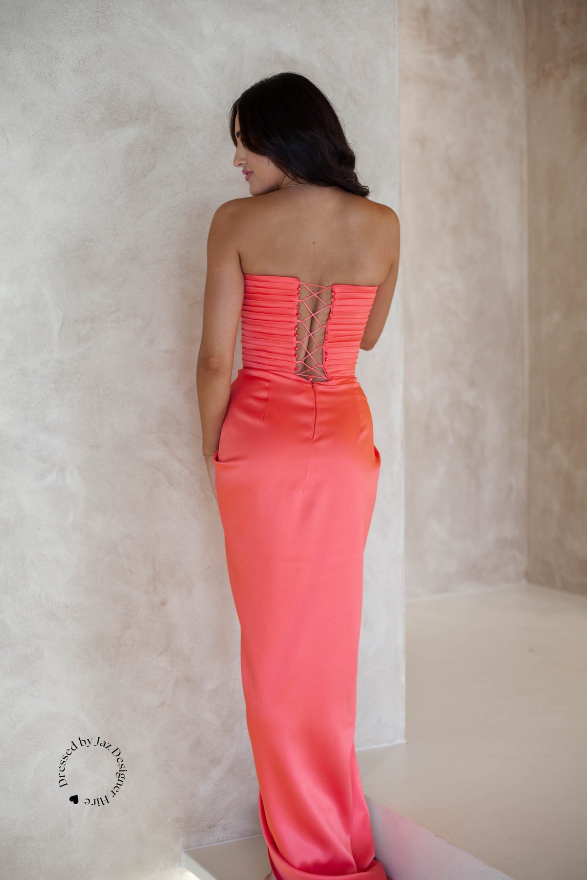 Alexandra  Gown - Coral