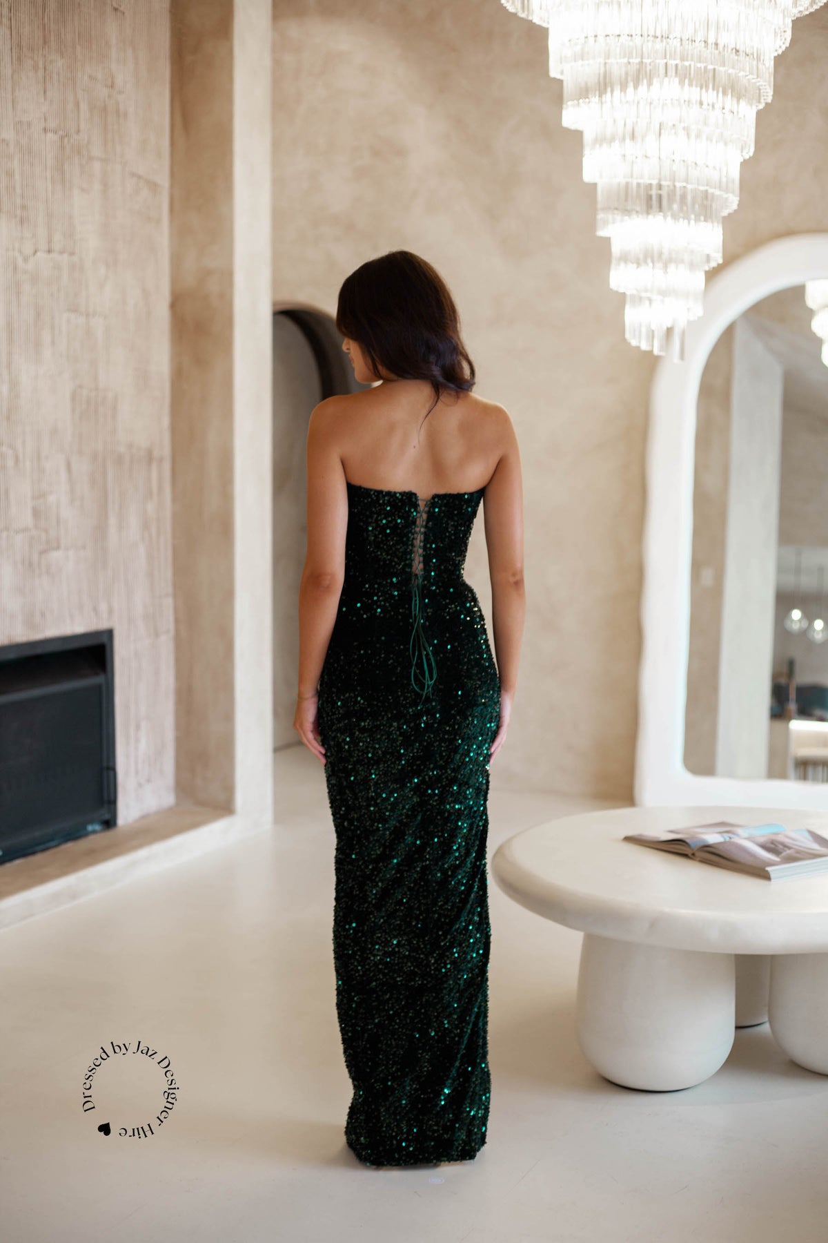 Kendall Gown - Emerald
