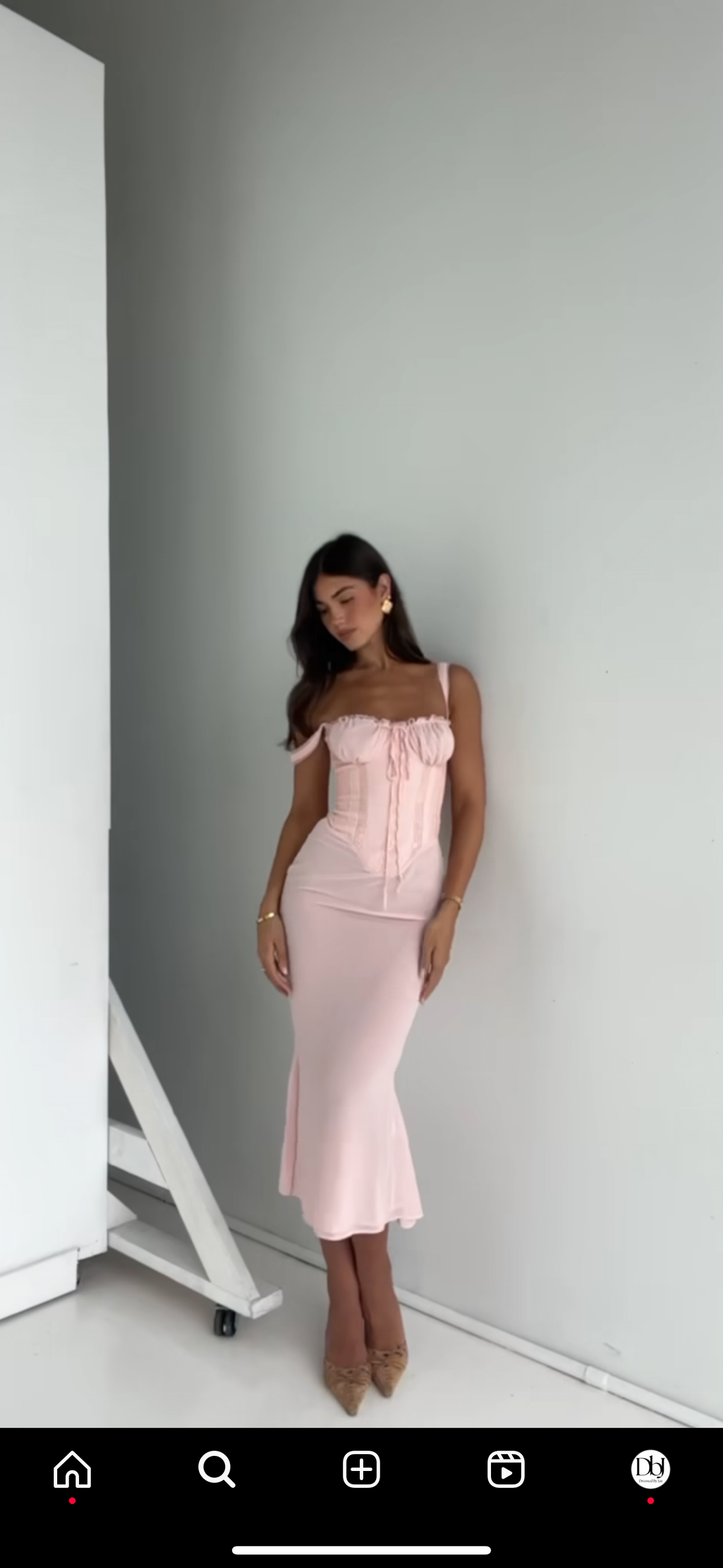 Syrah Dress - Soft Peach