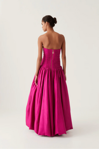 Violette Bubble hem Maxi Dress
