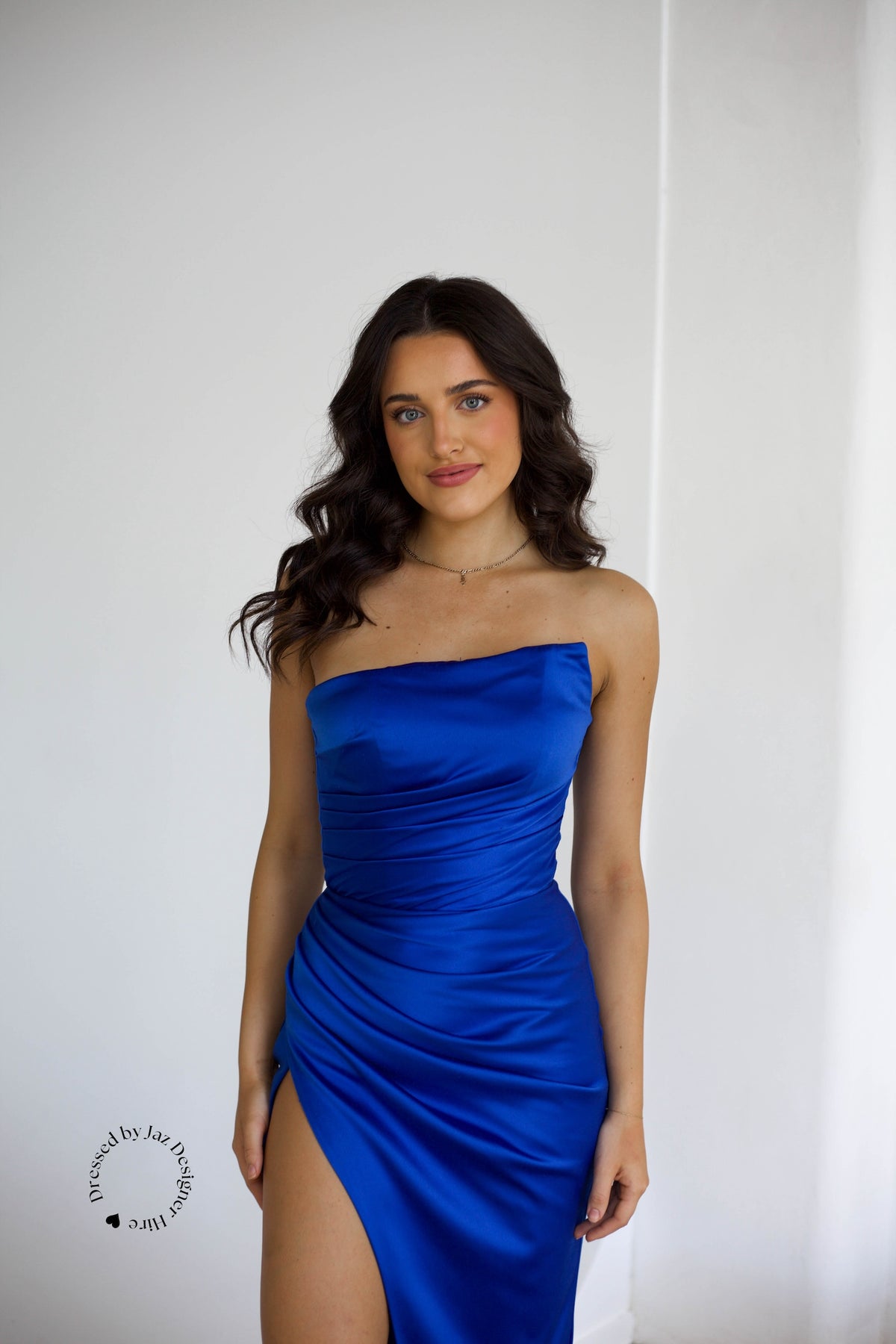 Lia Stublla blue formal dress