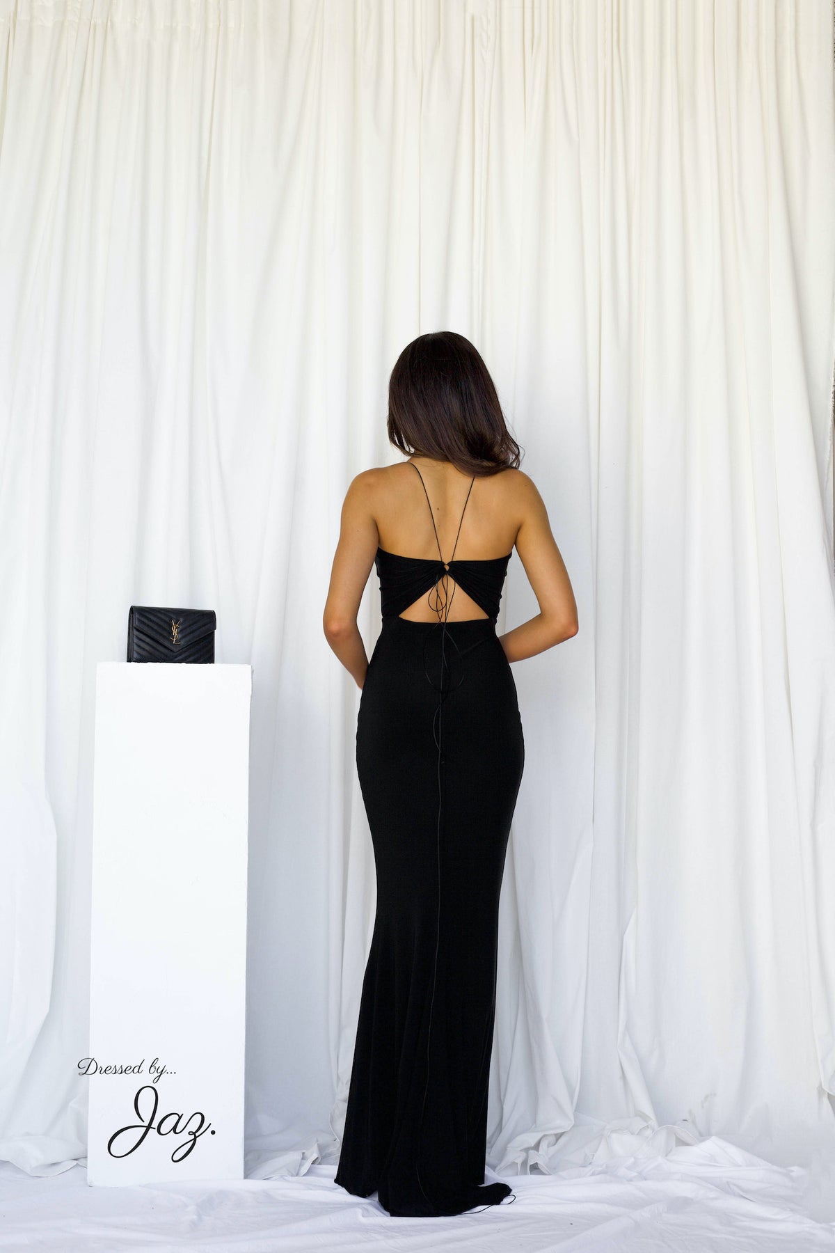 Gold Coast Black 1 Inch Straps, Bra For Backless Dress