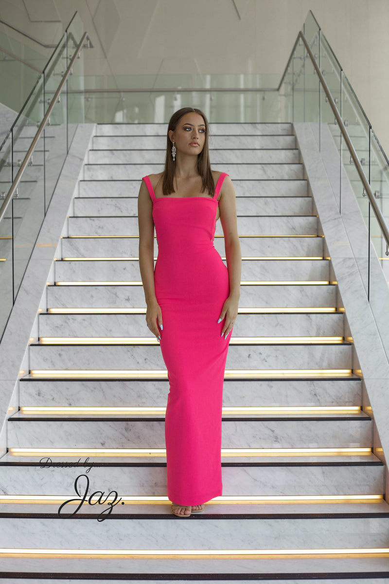 Solace london pink gown