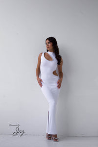 Vivia gown - White