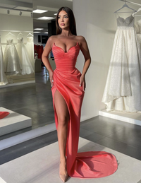 Alexandra  Gown - Coral