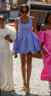 Suzette Bubble Mini Dress hire Gold Coast