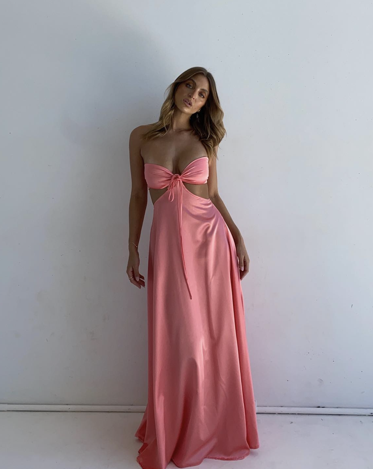 Lucy gown - Guava