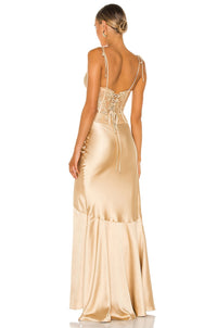 Calla Lily gown - Warm Sand
