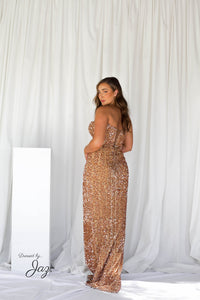 Kendall Gown - Rose Gold