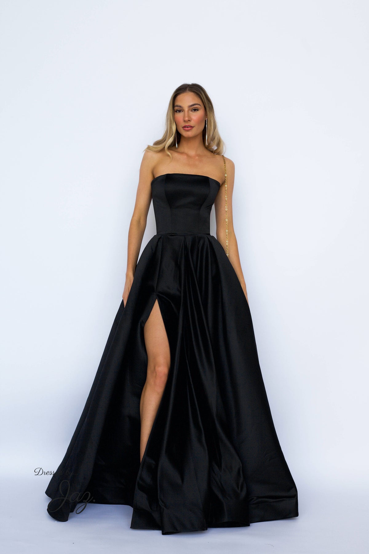 Lia Stublla black formal dress 