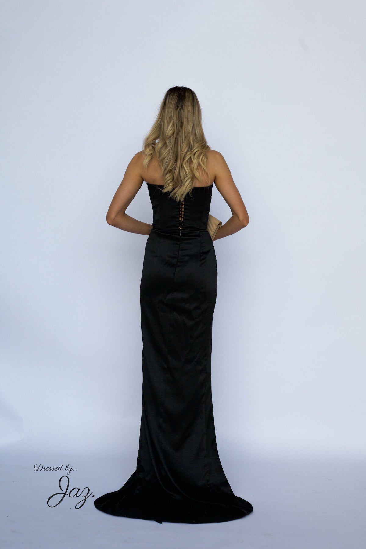 Lia Stublla black formal dress