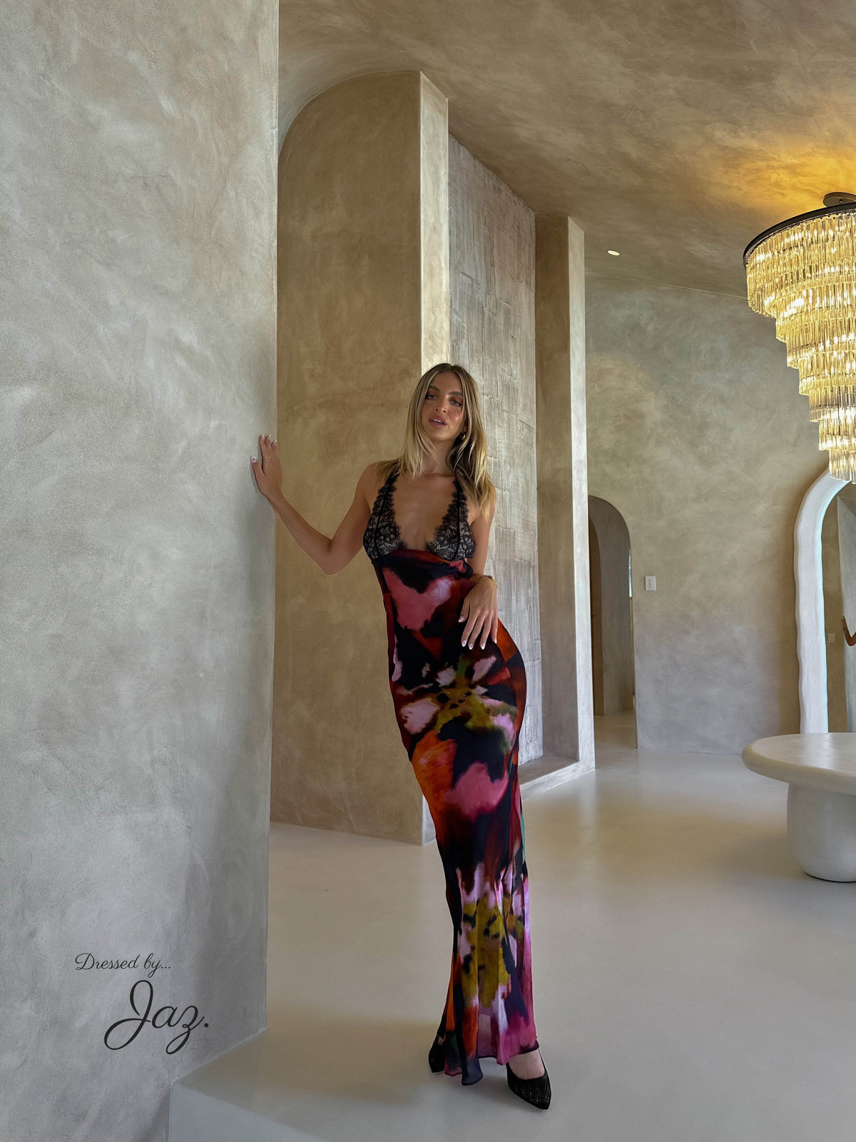 Paola Floral Slip Dress